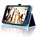 ACdream Case Fits ASUS MeMO Pad 7 LTE [with Auto Wake Sleep Feature] - Premium PU Leather Smart Cover Case, Dark Blue