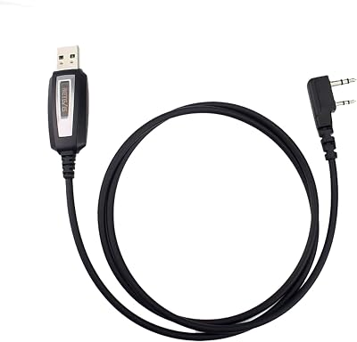 Retevis Programming Cable K 2 Pin RT622 RT24 RT27 RA79 RT5R 2303GS Chip