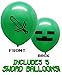 25 Pixel Style Miner Party Balloon Pack - Large 12