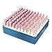 3mm / 1/8-inch Abrasive Mounted Stone Grinding Wheels Bits Set Cone Polishing Tool Pink 100 in 1 Set