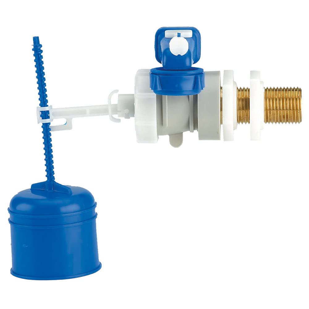 Professional Dudley Hydroflo Equilibrium Float Valve with Brass tail Side Entry Inlet Valve 1/2” BSP