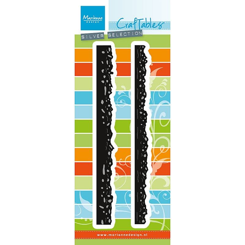 Marianne Design Craftables Garden Soil Die, Metal, Grey, 20.6 x 8.4 x 0.2 cm