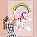 Pin The Horn on The Unicorn Game Birthday Party Favor Games Unicorn Party Supplies Unicorn Gifts,with 60 Horns (1)