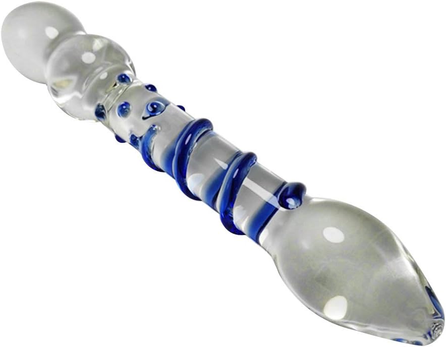Jacksonyes Long Double End Pennis Didlo Pyrex Glass Amal Plug Big Crystal Anale Butte Plug Male Female Anuse Exercise Seix Toys