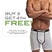 Cariloha Men's Bamboo Underwear by Most Comfortable Boxer Briefs With Fly - Buy 3 Get 1 Free See How (X-Large, Carbon Argyle)