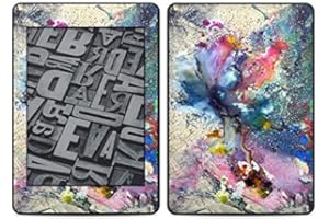 DECALGIRL Cosmic Flower Amazon Kindle Paperwhite 2018 Full Vinyl Decal - No Goo Wrap, Easy to Apply Durable Pro