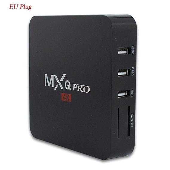 pretty-H TV-Box Streaming Media Player 2,4 GHz Smart-TV-Box für MXQ Pro2 4K Mini RK32 29 Android 7.1 UHD 4K IPTV WiFi Set-Top