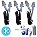 Ear Plugs - Best Noise Cancelling for Concerts, Musicians, Shooting, Sleeping, Construction, Flying, Travel, Motorbikes and Swimming - Set of 3 Silicone Protection with 2 Containers