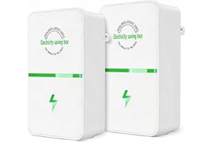 Electricity Saver Plug, Energy Saving Device for Home, Plug-in Power Saver, Voltage Stabilizer for Household Appliances, Easy