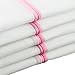 HAZOULEN 6 Pack Mesh Laundry Wash Bags with Wide Open Netting for Washing Delicates Bra Undergarment Clothes Socks Intimates Small Baby Women Clothing Items (2 X-Large, 2 Large and 2 Medium)