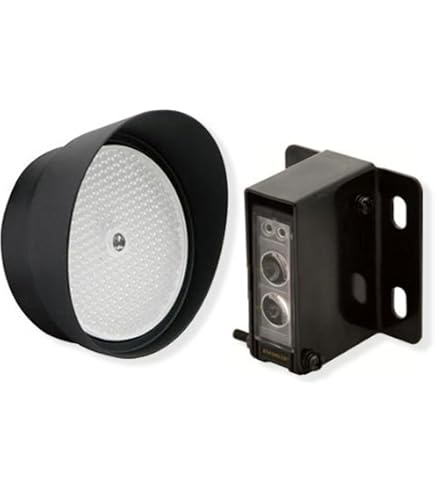 Seco-Larm Reflective Photoelectric Beam Sensor – 50ft Range, IP55 Weatherproof, Anti-Condensation, For Gates & Garage Doors