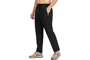 ZOOXING Mens Sweatpants with Pockets Casual Lightweight Quick Dry Workout Athletic Pants with Elastic Waist