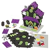 3D Foam Haunted House Kit Creative Set for Children to Make Decorate and Display as Halloween Crafts