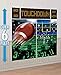 football Happy Birthday Wall Decorating Scene Setter Kit
