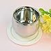 Men's Durable Shave Soap Cup Shinning Stainless Steel Shaving Mug Bowl