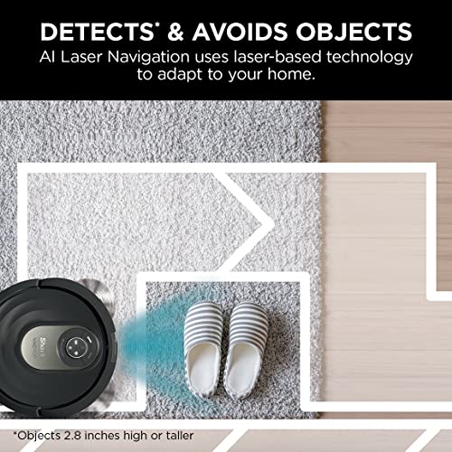 Shark AI Robot Vacuum & Mop, with Home Mapping, Perfect for Pets, Wifi, Works with Alexa, Black/Gold (AV2001WD) - View 10