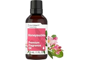 Horbäach Honeysuckle Fragrance Oil | 1 fl oz (30ml) | Premium Grade | for Diffusers, Candle and Soap Making, DIY Projects & More