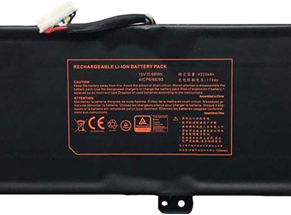 AMSB6|#Amsahr PA70BAT-4-05 Replacement Battery for CLEVO PA70BAT-4, PA71HS, PA71HS-G, XMG Pro 17 - Includes Mini Optical Mouse () - Image 4