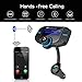 [Upgrade]Acekool Bluetooth FM Transmitter with 1.7’’Display, Car FM Audio Adapter Receiver with QC3.0,Wireless Radio Transmitter Adapter(AUX Input/Output, TF Card Slot,Hands Free Calling)
