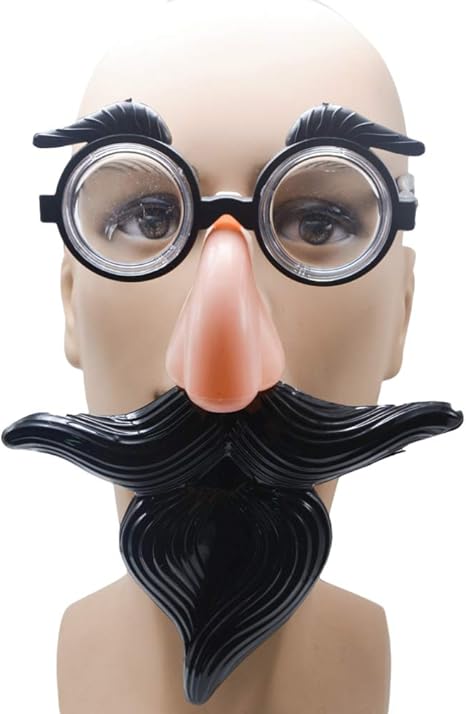 Amosfun Verkleidung Glaser Mit Schnurrbart Nase Lustige Brille Halloween Party Gefallen Amazon De Kuche Haushalt