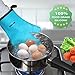 Silicone Oven Gloves Extra Thick Heat Resistant Oven Mitts from Aocome, for Cooking Grilling BBQ and Baking, Quilted Cotton Lining, Waterproof Non-Slip Grip Food Grade Safe 1 Pair
