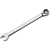 Capri Tools 14 mm 120-Tooth Ultra-Smooth Reversible Ratcheting Combination Wrench, XL Long Series, Metric, 12-Point
