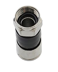 50Pcs RG6 Compression connectors,F Type Coaxial