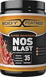 Body Fortress Super Advanced NOS Blast, Fruit Punch, 1 Pounds