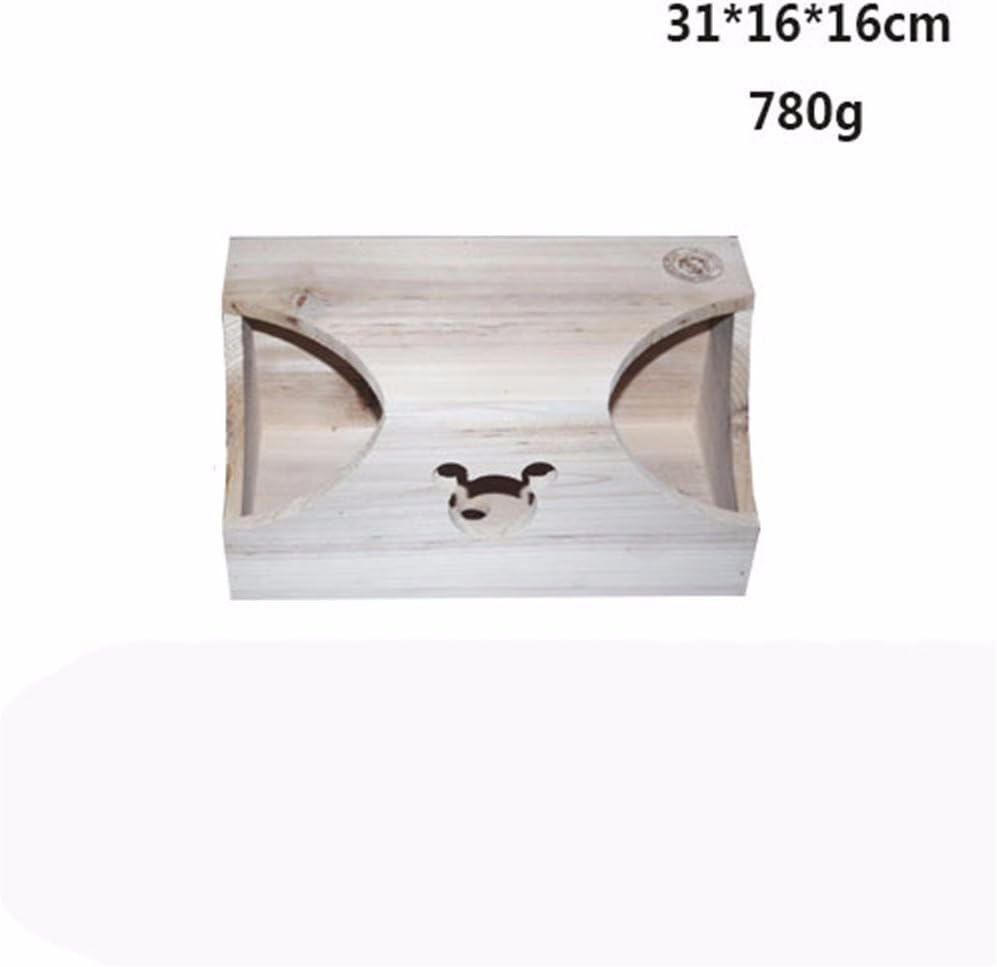 Pet Online Pet hut Totoro squirrel wooden hut double mouth couple nest