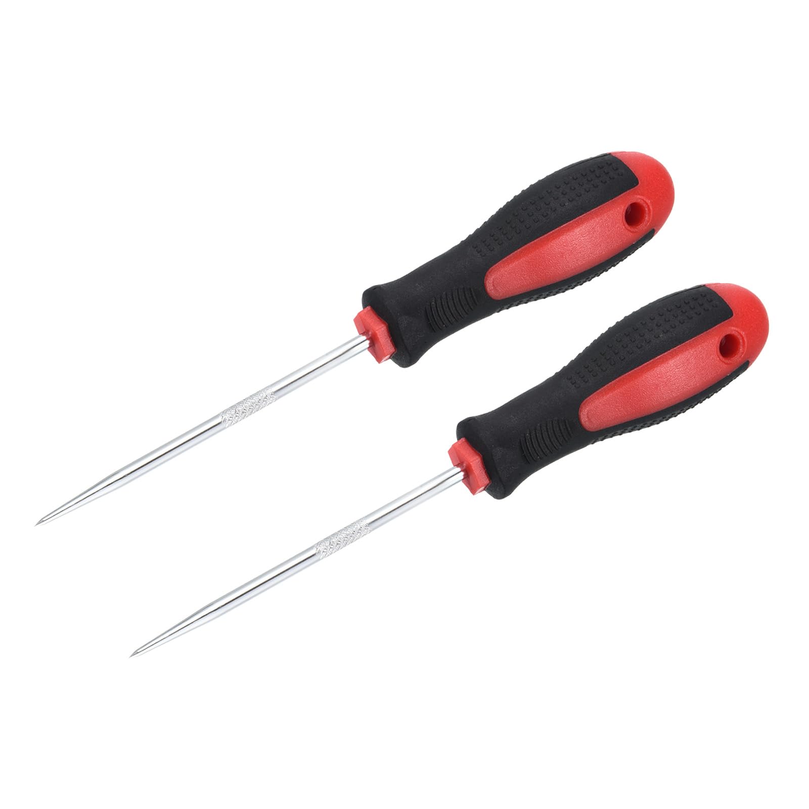 M METERXITY 2 Pack O-Ring Straight Pick - Oil Seal Gasket Precision Screwdriver Puller Remover, Sturdy Durable, Apply to Engine Block Cylinder Heads (150mm, Red)