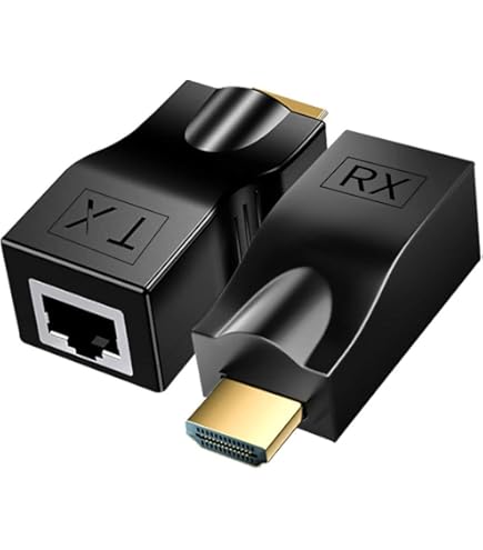 Amazon.com: QIANRENON HDMI Extender Over Cat5e, RJ45 Ethernet to