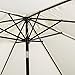 UMARDOO Patio Umbrella,9 Ft Durable Alloy and Ribs Outdoor Table Umbrella with Push Button Tilt and Crank, Fade Resistant,Water Proof Patio Table Umbrella (Ivory)