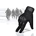 Fantastic Zone Ventilate Wear-resistant Tactical Gloves Hard Knuckle and Foam Protection for Shooting Airsoft Hunting Cycling Motorcycle Gloves Men's Outdoor Half & Full finger Gloves Black L