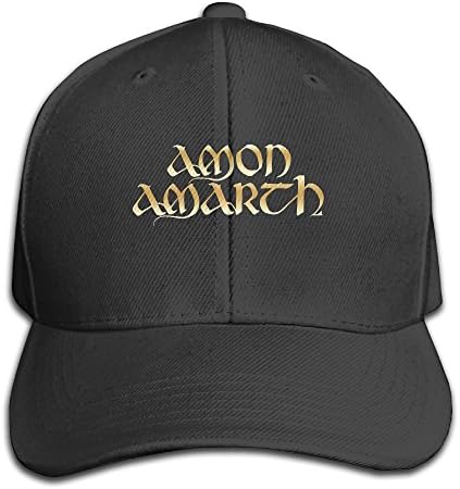 Amon Amarth Band Gold Logo Adjustable Baseball Hat