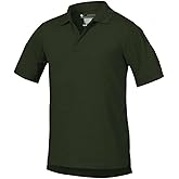 LA Police Gear LAPG Men's Operator Tactical Short Sleeve Polo Shirt, Lightweight & Comfortable Uniform Polo Shirt for Men