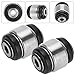 Duokon 2pcs Control Arm Rear Upper Bushing,Silver black Replacement Arm Bushing Rear Control Arm Upper Bushing for E36 E46 E85 Z4 33321140345