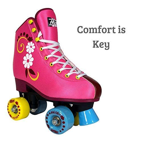 Roller Skates for Girls | HYPE uGOgrl girls quad roller skates | Comfortable fit | Made for Fun | Looks great (J13)