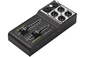 yiyao Passive Volume Controller Precise Volume Adjustment Plug Play Stereo Input & Output Electronic Musical Instrument Parts