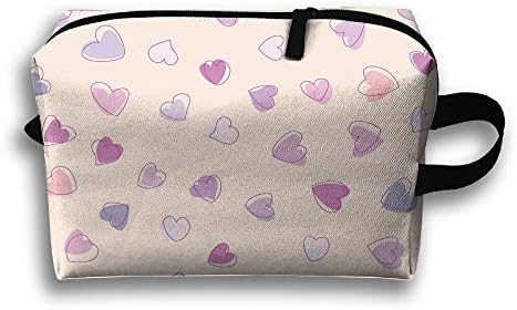 Nauty Imp Unisex Handbag Portable Cartoon Love Pattern Drawing Travel Bag Luggage Handbags Carry Storage