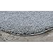 Maples Rugs Toilet Lid Cover - SofTec Soft Washable Elongated Seat Rug [Made in USA] Non Slip & Quick Dry for Bathroom, Grey