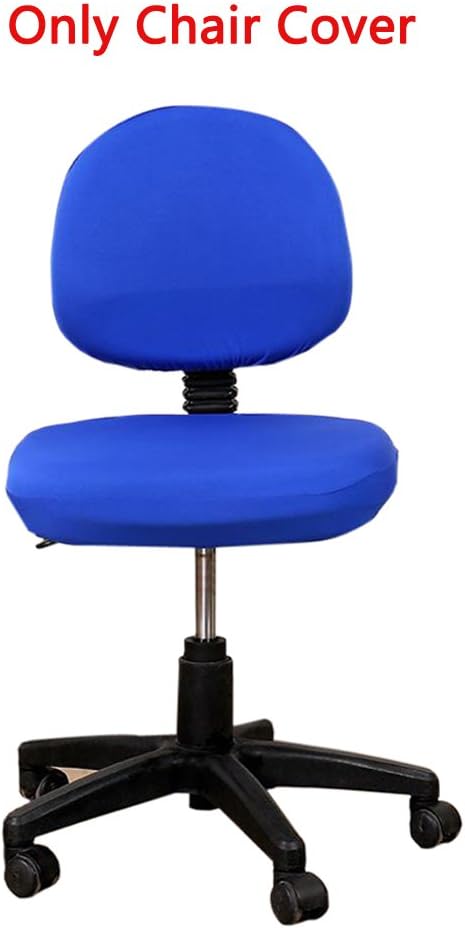 Best desk chair cover stretch blue