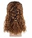 Brown Costume Hair Wigs w/Wig Cap for Party Halloween Costume Cosplay