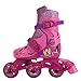 PlayWheels Disney Princess Kids Convertible 2-in-1 Skates - Junior Size 6-9