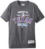 MLB Majestic Texas Rangers 2013 Authentic On-Field Property Of T-Shirt - Heathered Gray