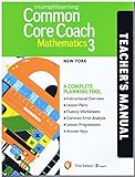 Paperback New York Common Core Coach Mathematics Grade 3 Teacher's Manual Book