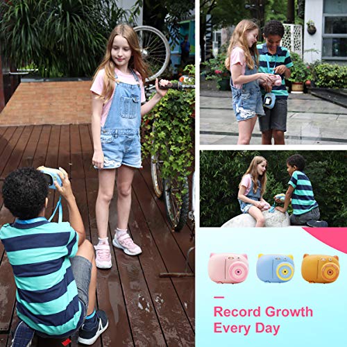 Instant Print Camera for Kids Camera Toys with WiFi + Printer Paper + Color Brush + Painting Book,Carrying Case,Assorted Frames - Thumbnail 5
