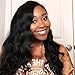 Eayon hair® Body Wave Full Lace Wigs 130% Density Brazilian Virgin Remy Human Hair Wigs with Baby Hair 22 inch Natural Color