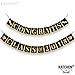 Congrats Class of 2018, Graduation Party Supplies 2018 - No DIY Required | Classy Graduation Banner for Graduations Decorations | Grad Party Decor, Seniors High School or Prom | Black and Gold, Large