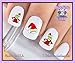 Holiday Christmas - Christmas 802X Grinch #2 Santa Suit Grinch Hat Nail Decals - WaterSlide Nail Art Decals - Salon Quality DIY Manicure Nail Accessories Made in USA