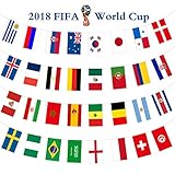 AOSTAR 2018 World Cup Flags Banner, 5.5